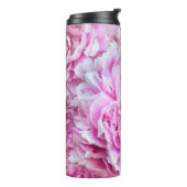 娘の熱タンブラーからママのためのピンクのバラ タンブラー (回転左)