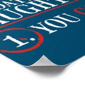 娘の父の日のデートすることのルール ポスター (角)