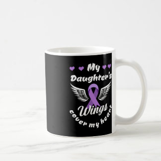娘の翼が過剰摂取のハートを覆う コーヒーマグカップ