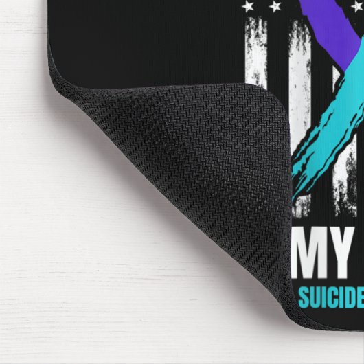 娘の自殺を思い出してアメリカ人の認識度F マウスパッド (コーナー)