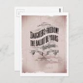 娘の自由バレエはあなたのもの ポストカード (正面/裏面)