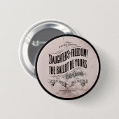 娘の自由バレエはあなたのもの 缶バッジ (正面&裏面)