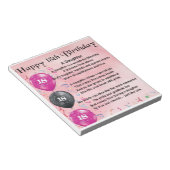 娘の詩 – 18誕生日 ノートパッド (アングル)