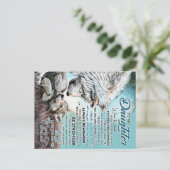 娘の誕生日にライオン家族へのプレゼント, 娘の誕生日 ポストカード (スタンド正面)