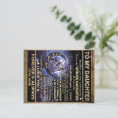 娘の誕生日に蝶のギフト, 娘の誕生日 ポストカード (スタンド正面)