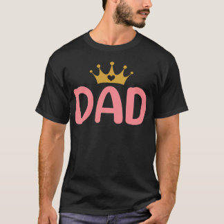 娘の誕生日をお祝いするパパ - 1歳の誕生日 Tシャツ