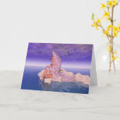 娘の誕生日カード愛する誕生日の願い カード (黄色い花)