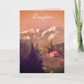 娘の誕生日カード カード (正面)