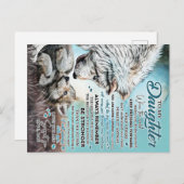 娘の誕生日ライオン家族ギフト, 娘の誕生日 ポストカード (正面/裏面)