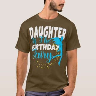 娘の誕生日妖精ファンタジー誕生日Sq Tシャツ
