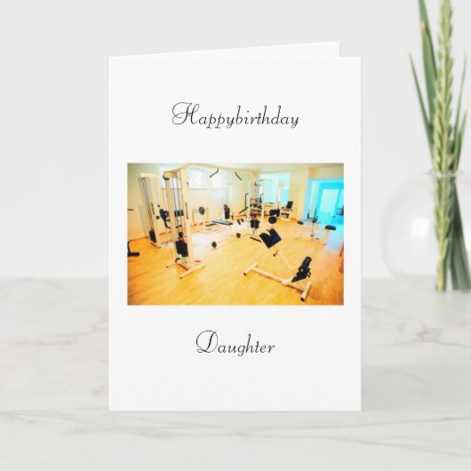 娘の誕生日 カード (正面)