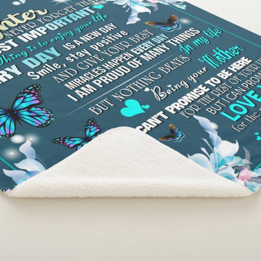 娘の贈り物|お母さんから娘に宛てた手紙 シェルパブランケット (3/4)