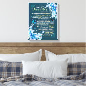 娘の贈り物 |パパから娘への手紙 キャンバスプリント (インサイチュ (寝室))