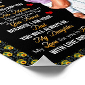 娘の贈り物 |パパから娘への手紙 ポスター (角)