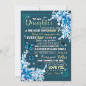 娘の贈り物 |娘宛のパパ シーズンカード (正面)