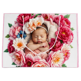 娘の霊的到着の奇跡の開花 ラージペーパーバッグ