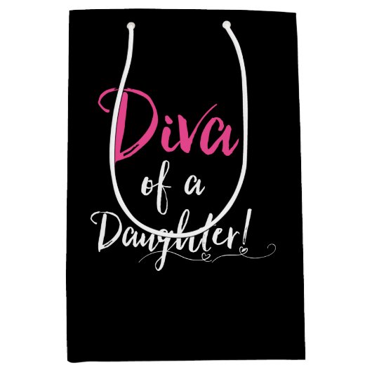 「娘のDIVA」 ミディアムペーパーバッグ (正面)