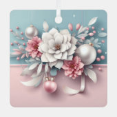 娘はクリスマスの飾り付けから贈り物天国 メタルオーナメント (正面)