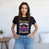 娘はパパの消防士の遺産を尊重する トライブレンドＴシャツ