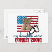 娘は戦闘靴を履いている ポストカード (正面/裏面)