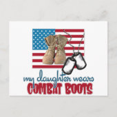 娘は戦闘靴を履いている ポストカード (正面)