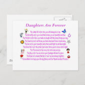 娘は永久に郵便はがきです ポストカード (正面/裏面)