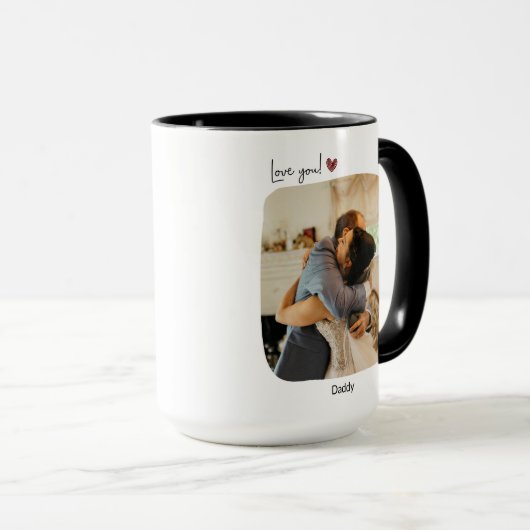 娘は皆が写真を撮ることを望んでいる マグカップ (正面右)