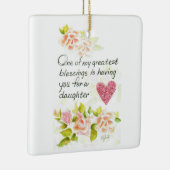 娘は赤賛美色のスケッチ文字 セラミックオーナメント (右)