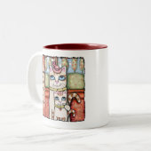 娘は、コーヒー/茶マグあります ツートーンマグカップ (正面左)