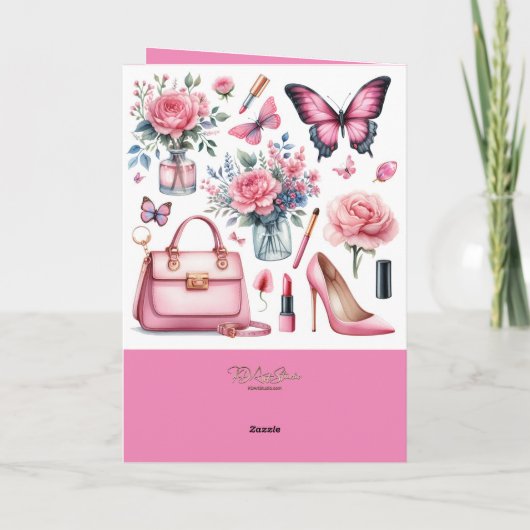 娘へのお見舞いカード サンキューカード (裏面)