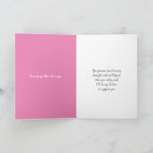 娘へのお見舞いカード サンキューカード (内部)