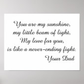 娘へのパパからの詩 ポスター (正面)