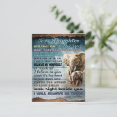 娘へのプレゼント 子供へのギフト 娘への手紙 招待状 (スタンド正面)