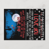 娘へのプレゼント | 家族への最高のギフト 案内ポストカード (正面)