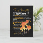 娘へのプレゼント | 私の娘へ 愛を込めて パパより 招待状 (スタンド正面)