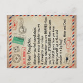 娘へのラブレター 案内ポストカード (正面)