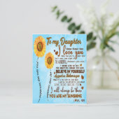 娘への可愛いギフト、子供への最高のプレゼント 招待状 (スタンド正面)