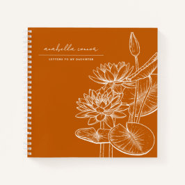 娘への可愛らしい手紙の送信 ノートブック