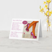 娘への幸せな第21誕生日 カード (黄色い花)