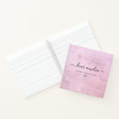 娘への手紙キープサムメモリーノートブック ノートブック (内部)