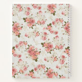 娘への手紙ヴィンテージ花形見 ノートブック (裏面)