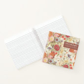 娘への手紙ヴィンテージ花形見 ノートブック (内部)