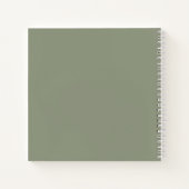 娘への手紙 | シンプルキープメモリ ノートブック (裏面)