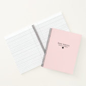 娘への手紙Keepsake Journal Notebook ノートブック (内部)