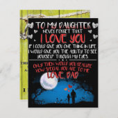 娘への最高のプレゼント, 娘への贈り物 招待状 (正面/裏面)