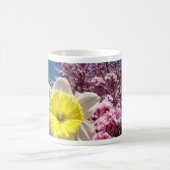 娘への花！コーヒーカップマグ 花 コーヒーマグカップ (中央)