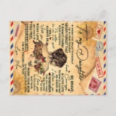 娘への蝶の誕生日プレゼントのアイデア ポストカード (正面)