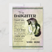 『娘への贈り物に恋文の娘と母へ』 シーズンカード (正面)