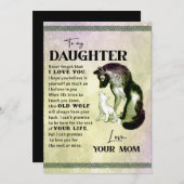 『娘への贈り物に恋文の娘と母へ』 シーズンカード (正面/裏面)