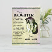 『娘への贈り物に恋文の娘と母へ』 シーズンカード (スタンド正面)